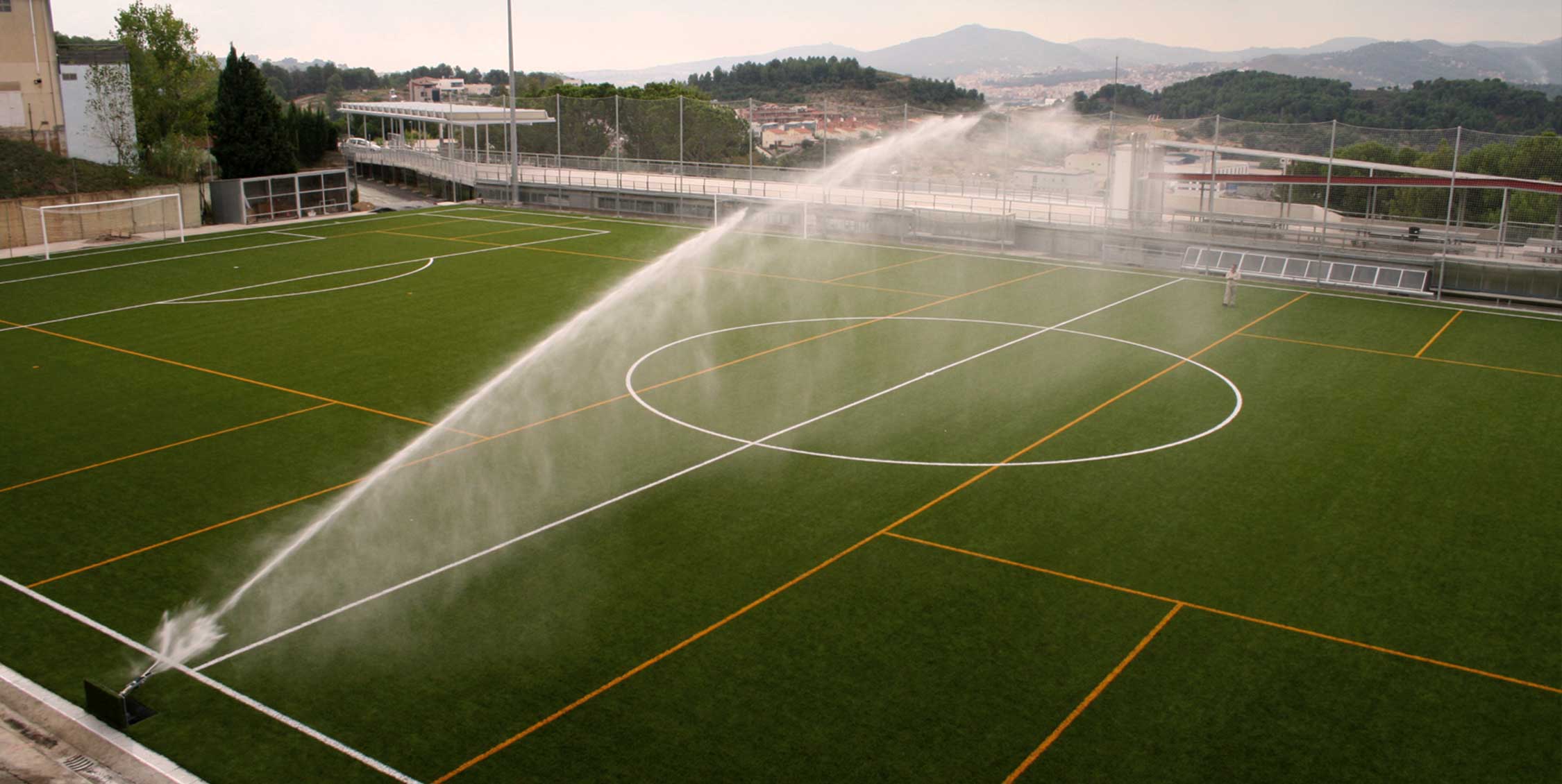 Long Distance Sprinkler sports turf